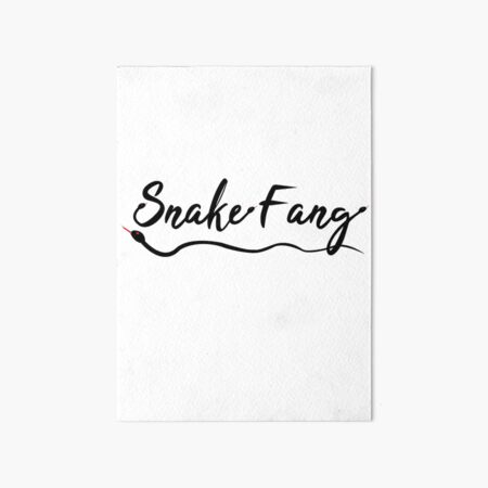 Snake Fang Art Board Print