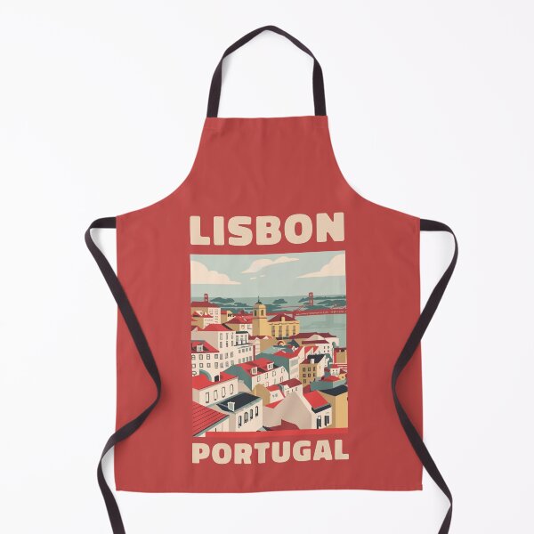 Item preview, A Vintage Travel Art of Lisbon - Portugal designed and sold by GoodOldVintage.