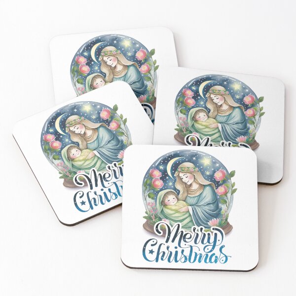 Item preview, Merry Christmas with newborn Jesus Christ, Xmas designed and sold by MEG-Design.