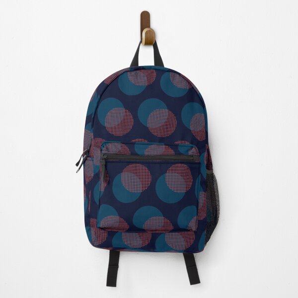 Item preview, Venn Diagram - Red and Blue - Tight Dots || Seamless Pattern designed and sold by Stacey Spivak.