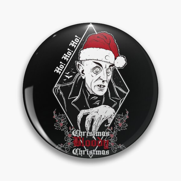 Item preview, Christmas Bloody Christmas - Nosferatu Creepy Xmas, Ho Ho Bad Santa, Gothic Aesthetic, Xmas Card, Spooky Christmas, Goth Xmas, Halloween Christmas Shirt, Creepy Design designed and sold by SSINAMOON.