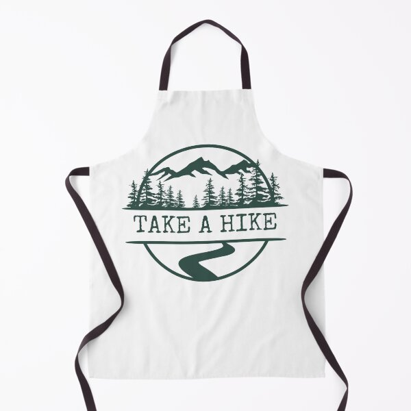 Item preview, Take a hike, wilderness mountain scenery in green and white designed and sold by PellSilversmith.