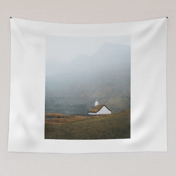 Item preview, Saksun Church Tranquility (Faroe Islands) designed and sold by nomadzero.