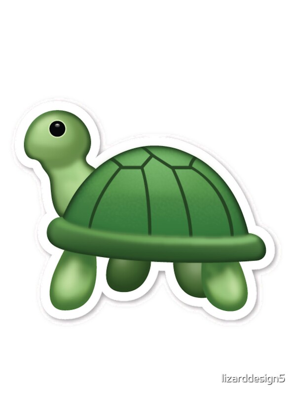 "[insert turtle emoji here]" Stickers by lizarddesign5 