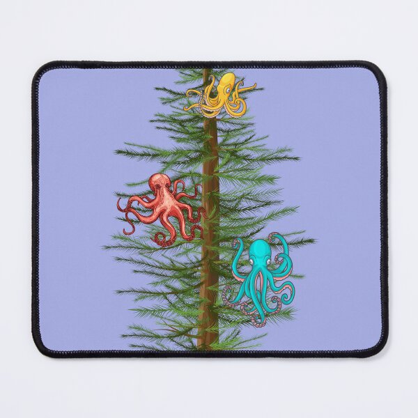 Item preview, Tree Octopus Ocean Waves Tshirt, Weird Christmas Creature Funny Art designed and sold by IntoClearWater.