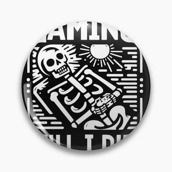 Item preview, Funny Skeleton Gaming Till I Die designed and sold by SubtleSplit.