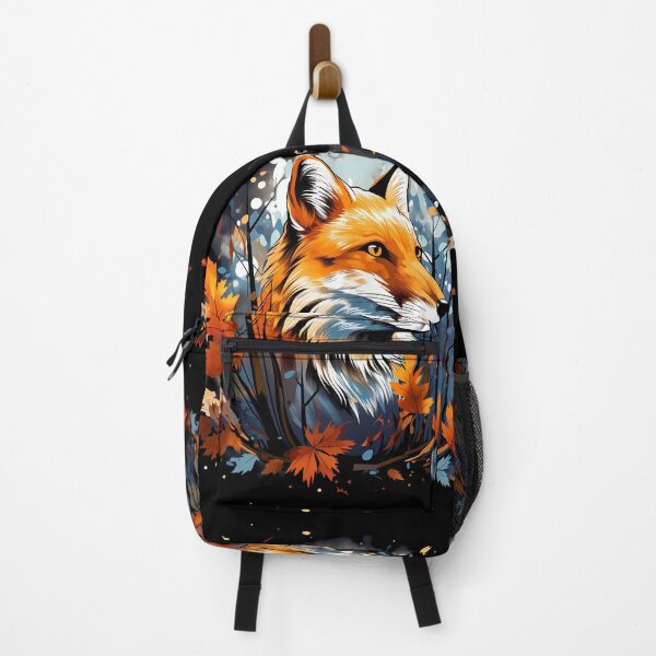 Item preview, Beautiful orange fox in forest nature Illustration designed and sold by NBSStore.
