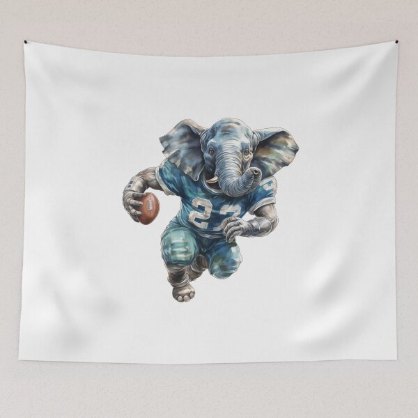 Item preview, Elephant as an American Football Player designed and sold by Sp3ctrumOfColor.