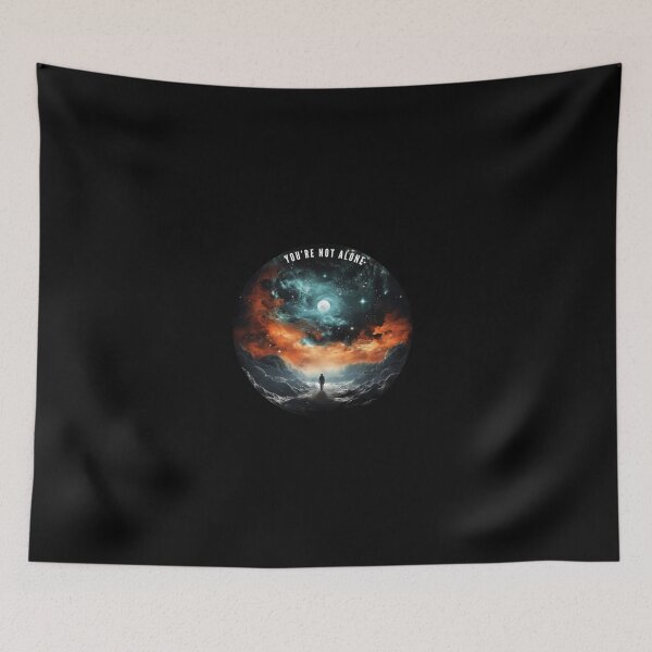 Item preview, Cosmic line - you're not alone designed and sold by TotalBest.