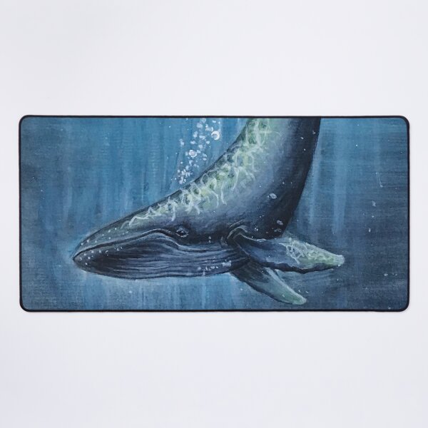 Item preview, Humpback whale underwater painting designed and sold by Milanicole.