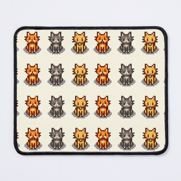 Item preview, Stardew Valley Pets: 3 Cats designed and sold by r9440.