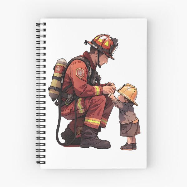 Item preview, Future Hero - Firefighter's Legacy Artwork designed and sold by NovaGenArt.