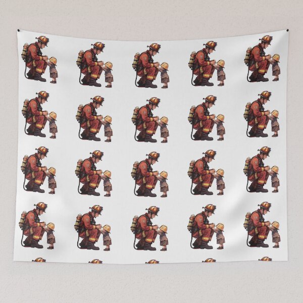 Item preview, Future Hero - Firefighter's Legacy Artwork designed and sold by NovaGenArt.