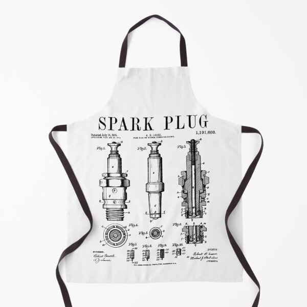 Item preview, Spark Plug Car Motorcycle Engine Mechanic Vintage Patent designed and sold by GrandeDuc.