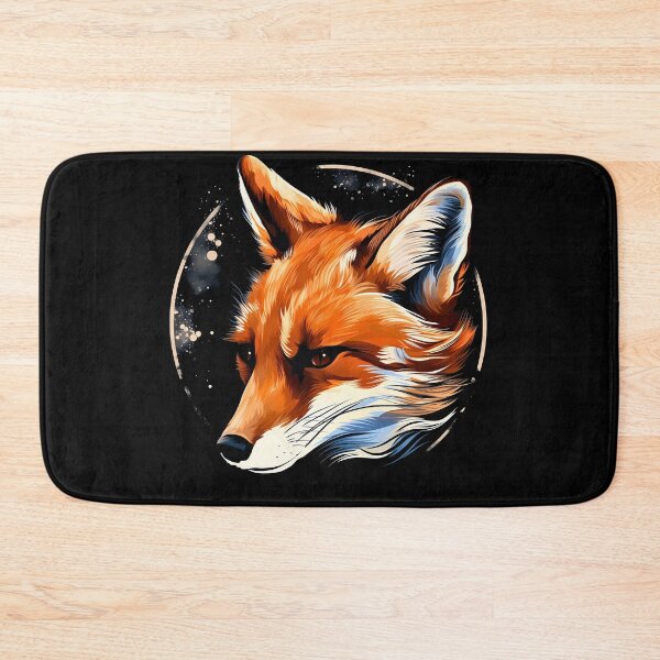 Item preview, Beautiful orange fox head Illustration designed and sold by NBSStore.