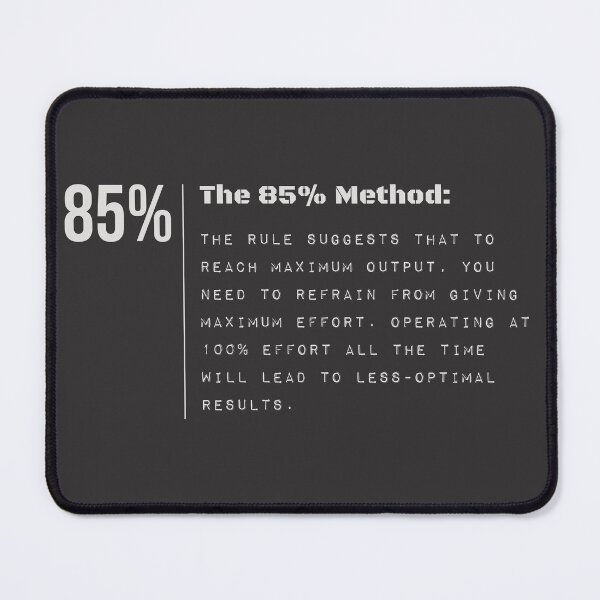 Item preview, Productivity 85% Rule designed and sold by Mlaniel.