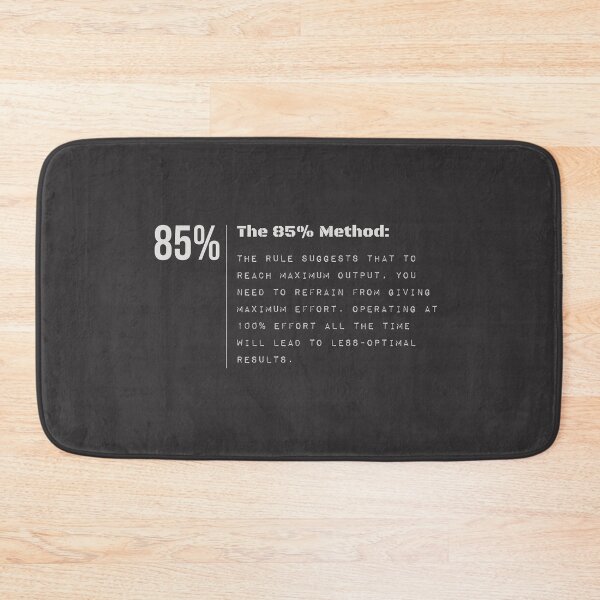 Item preview, Productivity 85% Rule designed and sold by Mlaniel.