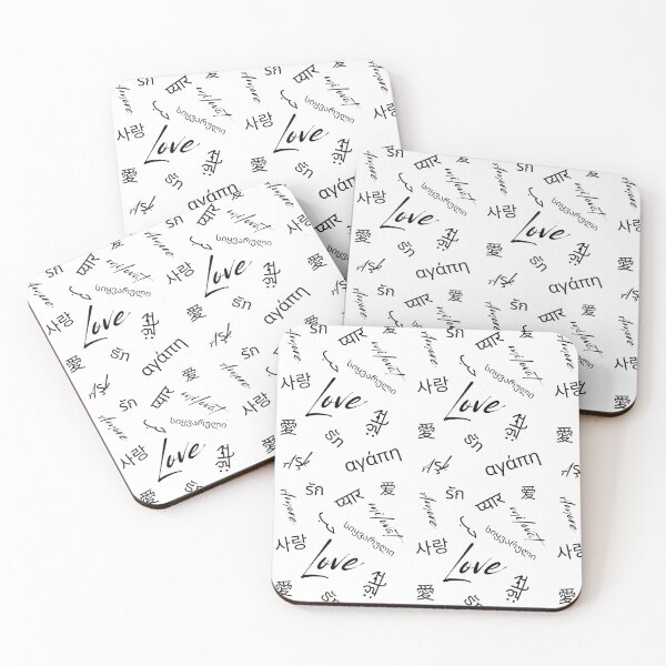 Item preview, Love in fourteen languages - White designed and sold by ytdream.