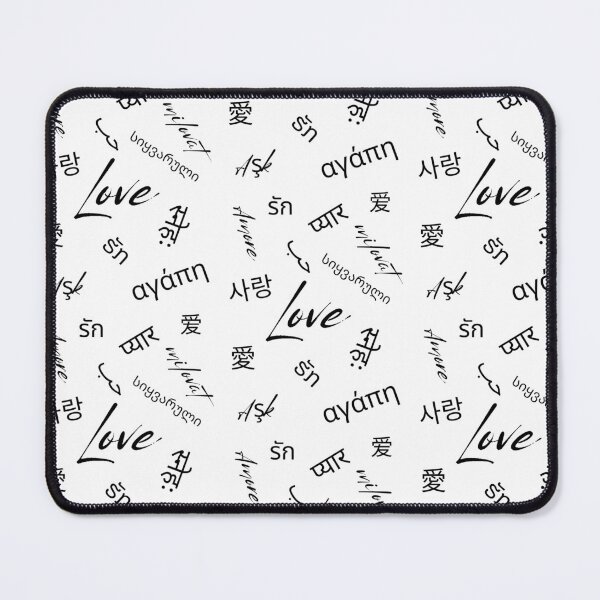 Item preview, Love in fourteen languages - White designed and sold by ytdream.