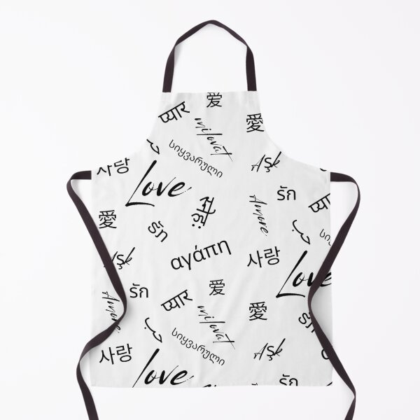 Item preview, Love in fourteen languages - White designed and sold by ytdream.
