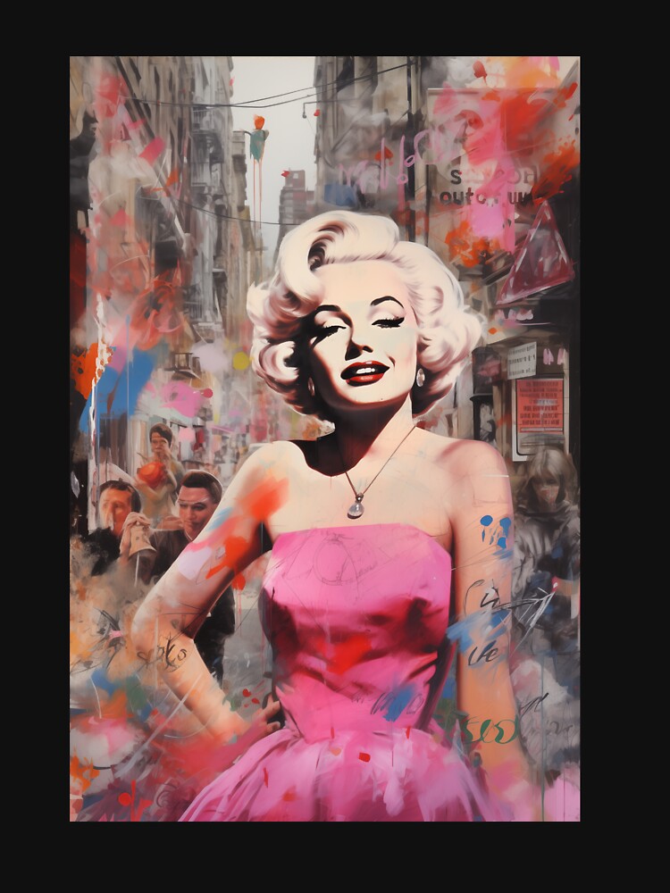 Marilyn Monroe in Pink Pullover Hoodie