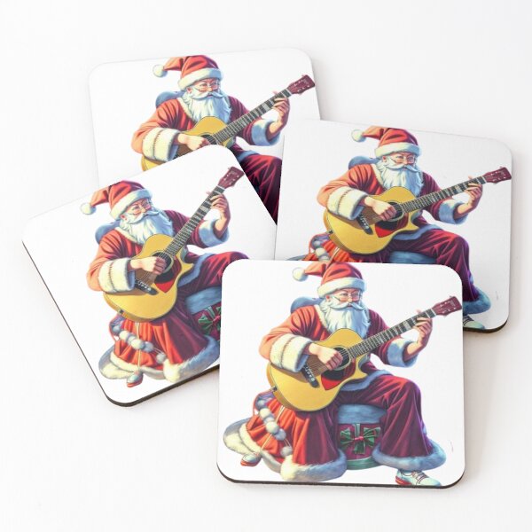 Item preview, Santa playing guitar: santa claus playing guitar designed and sold by Obinne.