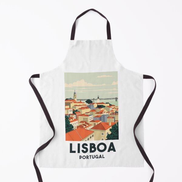 Item preview, A Vintage Travel Art of Lisboa - Portugal designed and sold by GoodOldVintage.