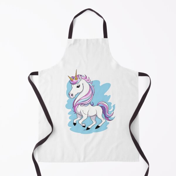 Item preview, Cute Pink Last Unicorn Illustration designed and sold by AestheticArtHub.
