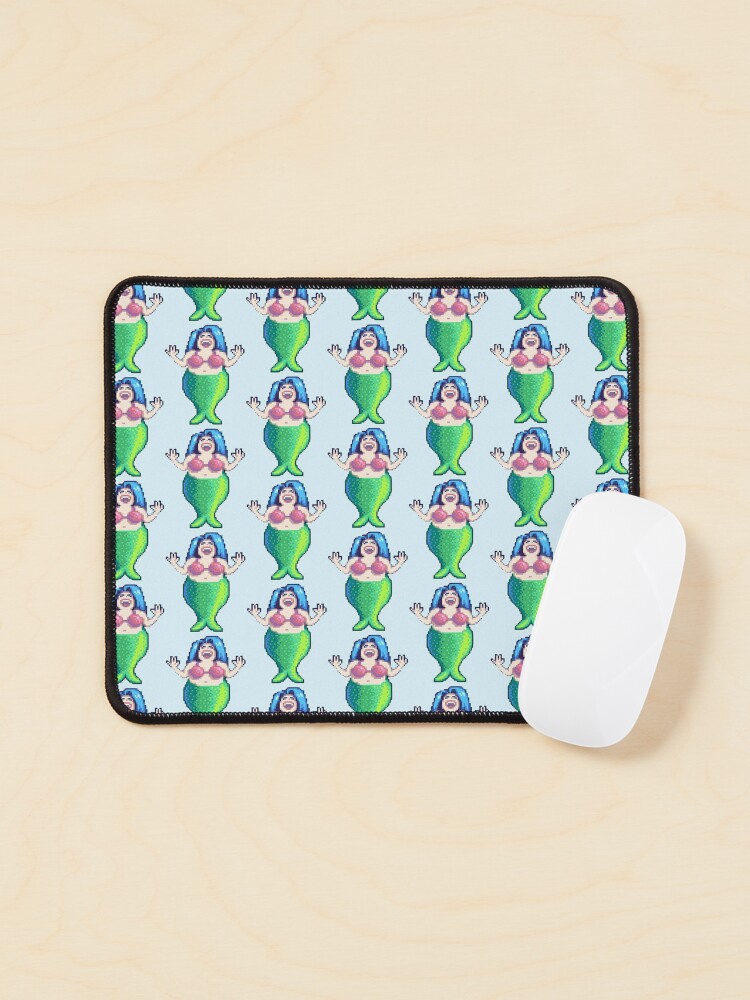 Aperçu 1 sur 5. Tapis de souris avec l'œuvre Sirène de Stardew Valley créée et vendue par r9440.