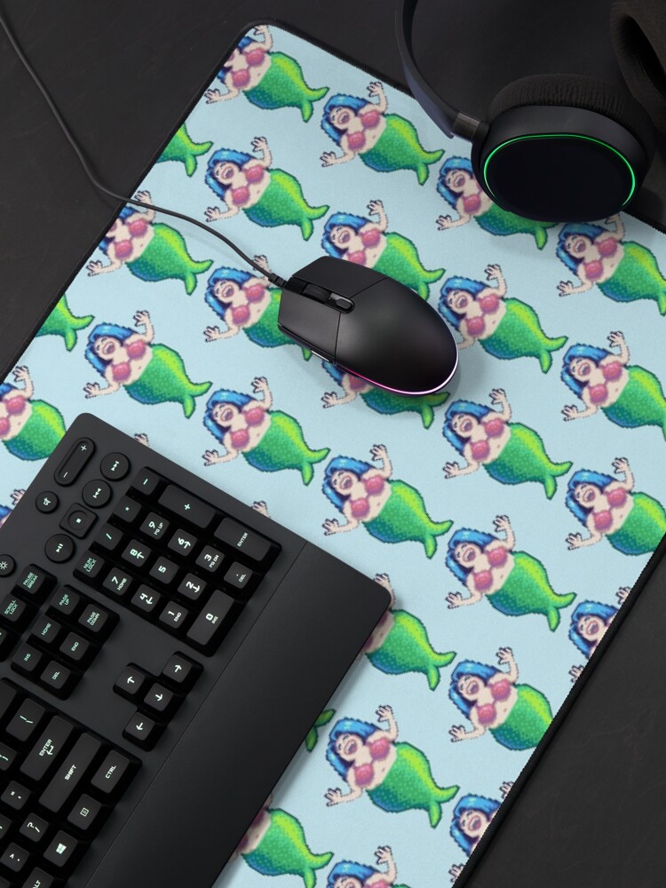 Aperçu 4 sur 5. Tapis de souris avec l'œuvre Sirène de Stardew Valley créée et vendue par r9440.