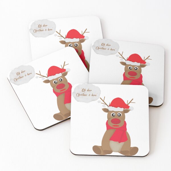 Item preview, "Oh Deer Christmas is here" designed and sold by cadstudios.