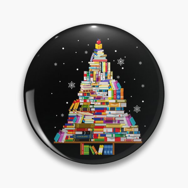 Item preview, Book Christmas Tree Merry Bookmas Books Librarian Book Lovers Bookworm Bookish Teacher designed and sold by Comfy Creations.