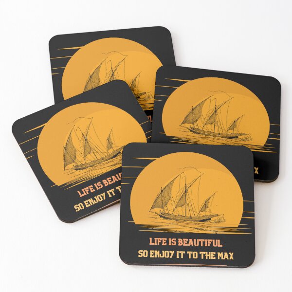 Item preview, Life is beautiful so enjoy it to the Max designed and sold by artimplementer.