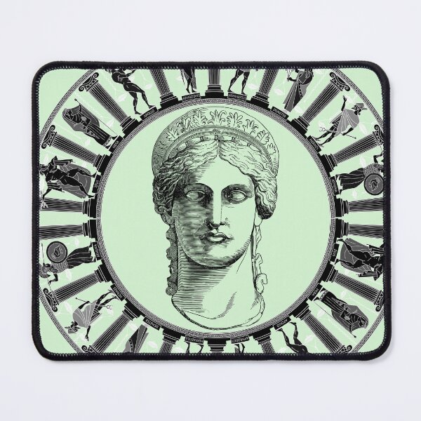 Item preview, Demeter the goddess Greek mythology myth art drawing design designed and sold by TheLocoShop.