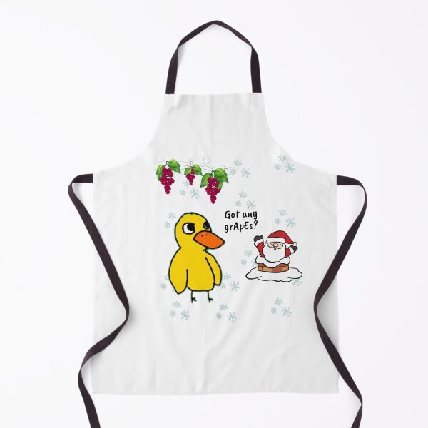Item preview, Got any grapes .funny duck and santa christmas greeting card. designed and sold by bloosoms.
