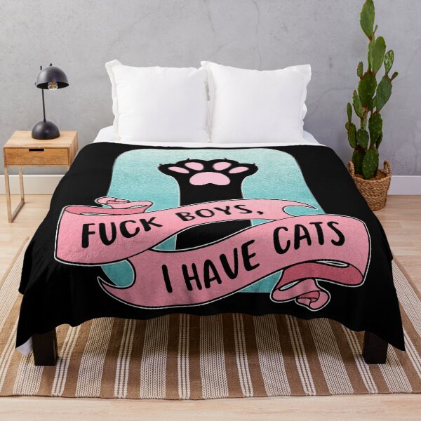 Item preview, Fuck Boys I Have Cats designed and sold by ObsidianDaz.