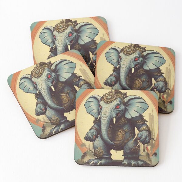 Item preview, Elephantzilla Monster in Retro and Vintage Style  designed and sold by bluel_evin.
