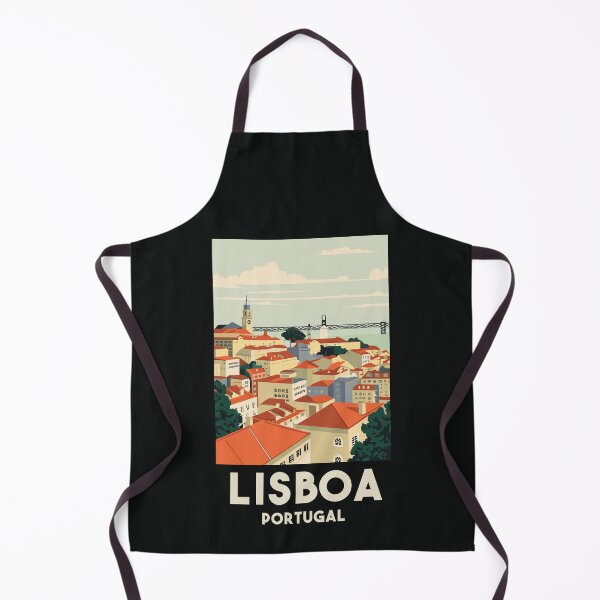 Item preview, A Vintage Travel Art of Lisboa - Portugal designed and sold by GoodOldVintage.