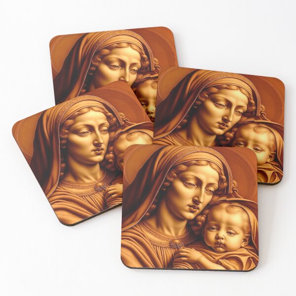 Item preview, Madonna And Child In The Style Of Leonardos Sanguine designed and sold by LanaGustavsson.