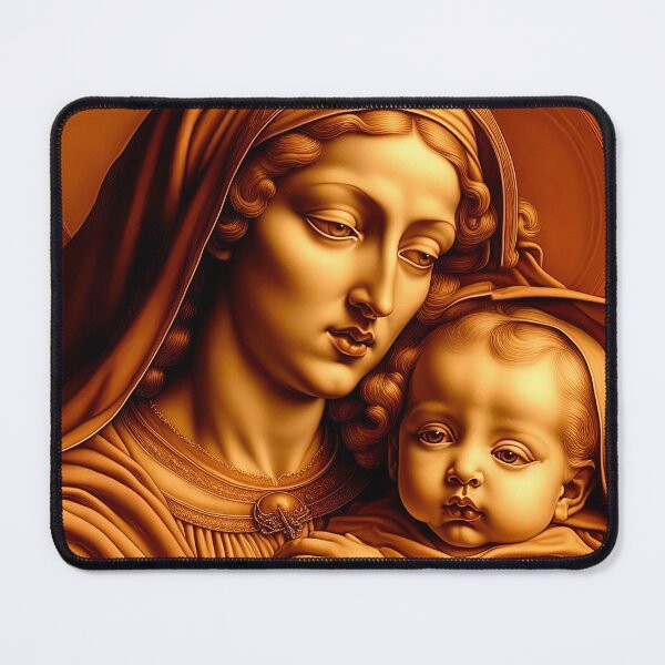 Item preview, Madonna And Child In The Style Of Leonardos Sanguine designed and sold by LanaGustavsson.