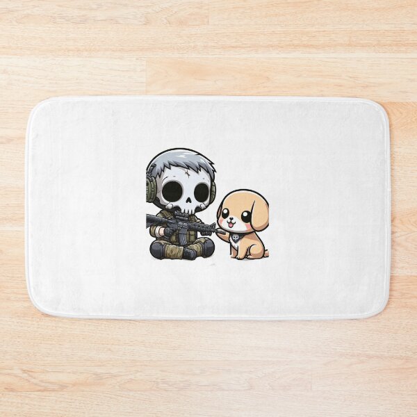 Item preview, Cute skeleton in tactical gear with puppy designed and sold by Wxjtecki.