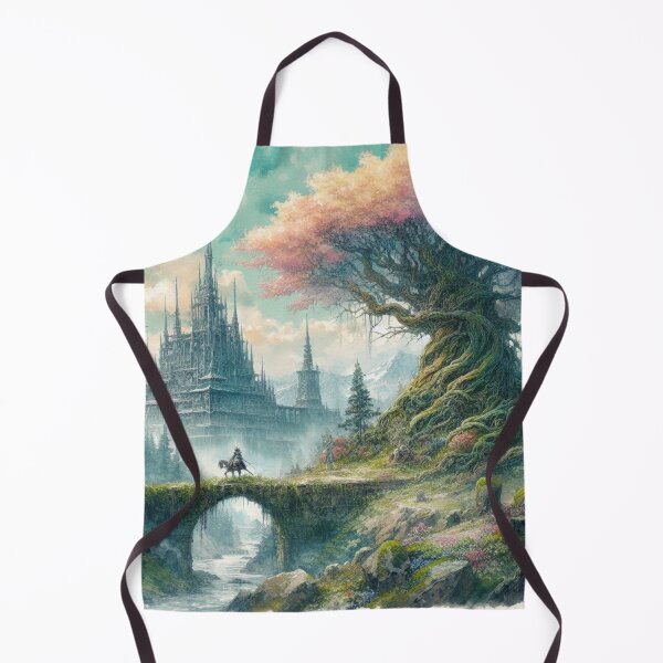 Item preview, Medieval watercolor scene designed and sold by Joeya29.