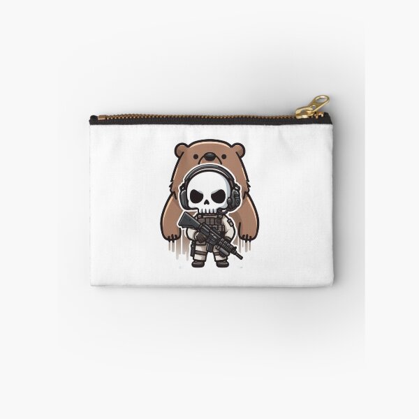 Item preview,  Cute skeleton in tactical gear with bear designed and sold by Wxjtecki.