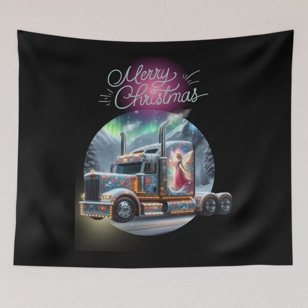 Item preview, Merry Christmas Big Rig  designed and sold by SeeingBeyond.