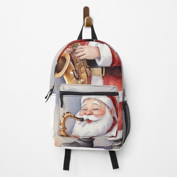 Item preview, Santa Playing saxophone 2 designed and sold by xavoblues.