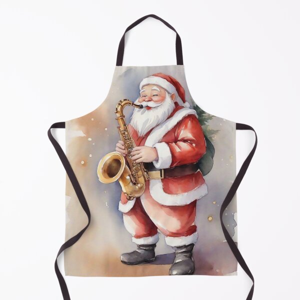 Item preview, Santa Playing saxophone 2 designed and sold by xavoblues.