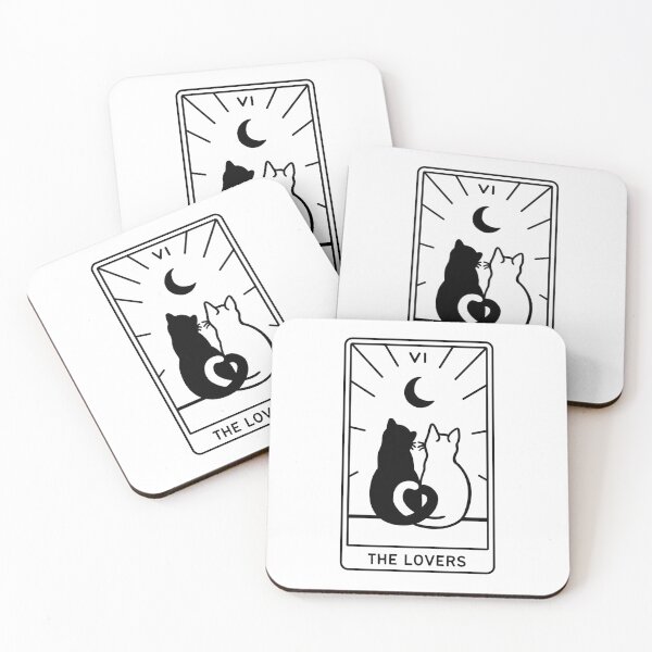 Item preview, Cat Tarot Card Black Cat Tarot Card Theme designed and sold by MyThirdFavorite.