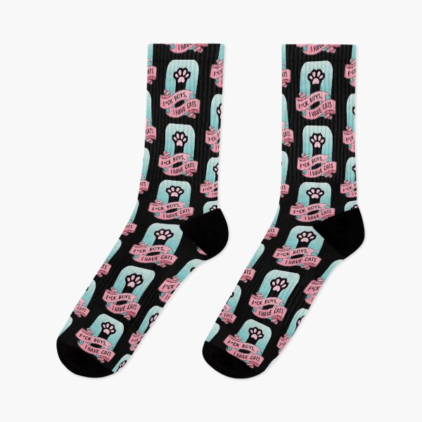 Item preview, Fuck Boys I Have Cats  designed and sold by ObsidianDaz.