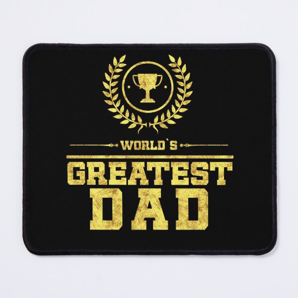 Item preview, World`s Greatest DAD Family Gold Trophy designed and sold by Naumovski.