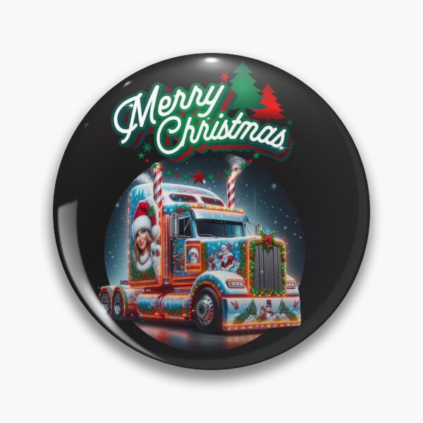 Item preview, Merry Christmas big rig designed and sold by SeeingBeyond.